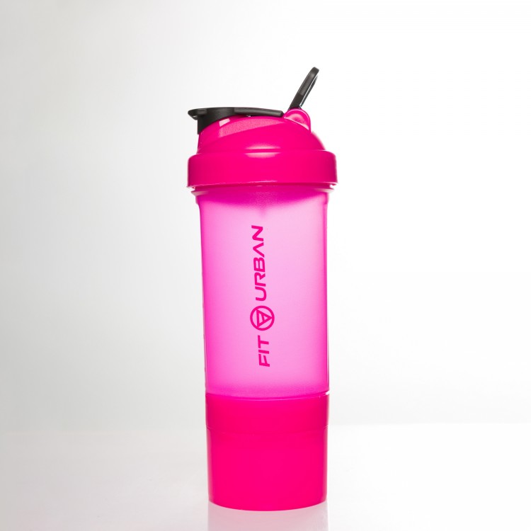 Coqueteleira Trio Plus 600ml Rosa