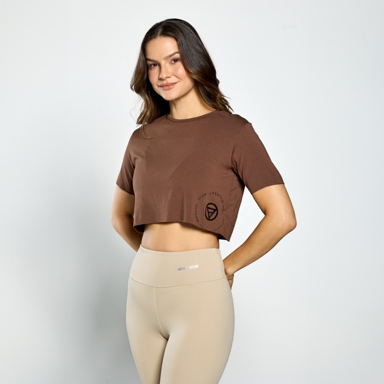 Cropped Fitness Improve Café