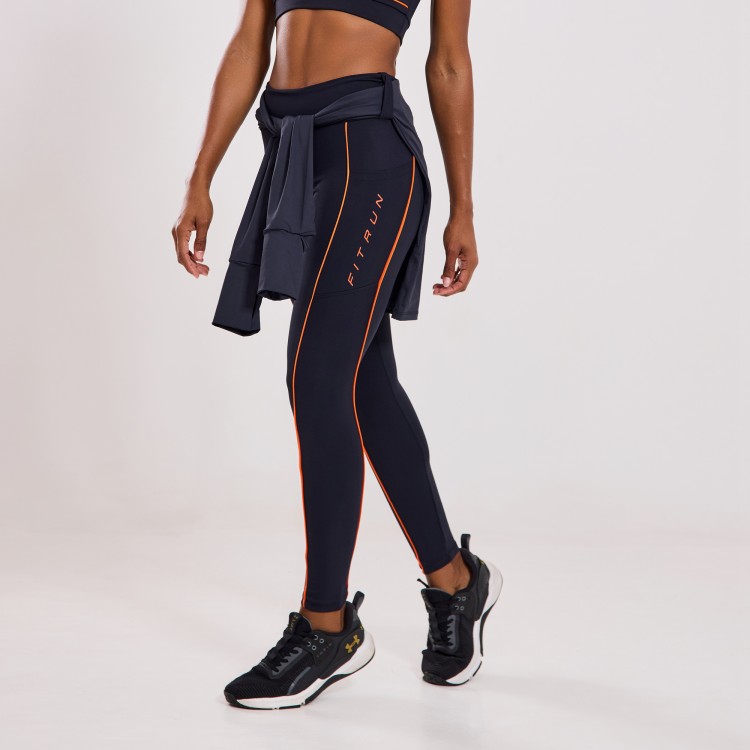 Calça Legging Poliamida Cadência Preta