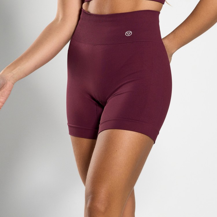 Short Fitness Seamless Up Marsala