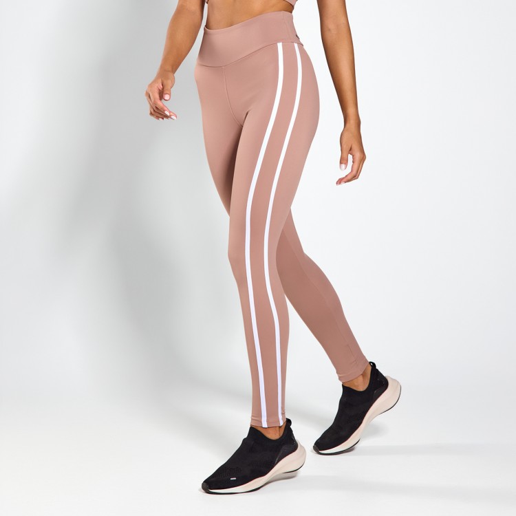 Calça Legging Poliamida Sinergia Areia