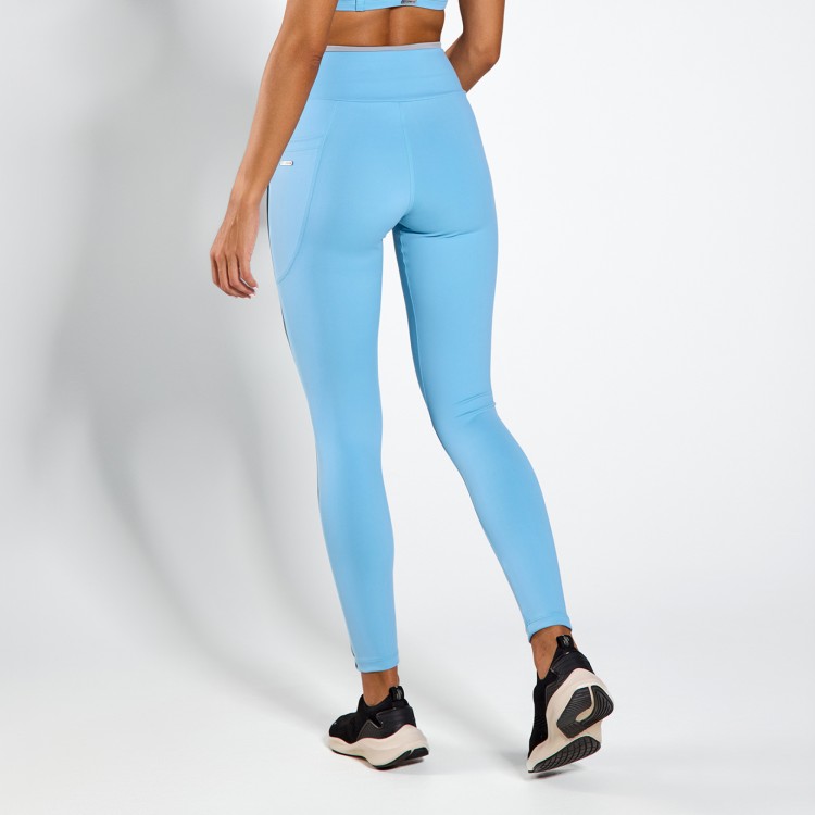 Calça Legging Poliamida Inspiração Azul Gelo