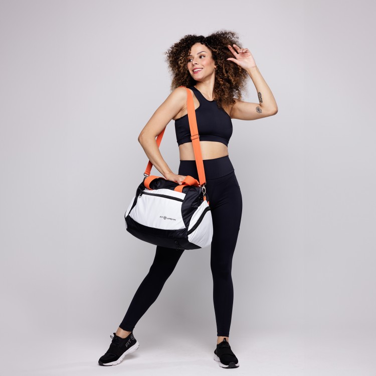 Bolsa Fitness Urban Fashion Branca