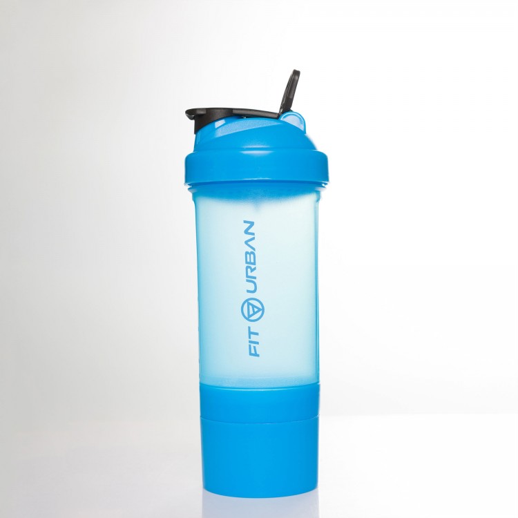 Coqueteleira Trio Plus 600ml Azul